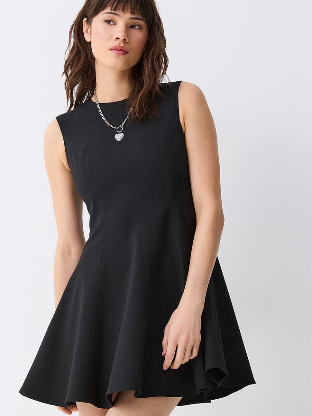 New Pretty Garden Fitted-waist flared tailored dress